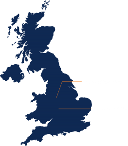Qube UK offices map Asbestos Compliance Staffordshire